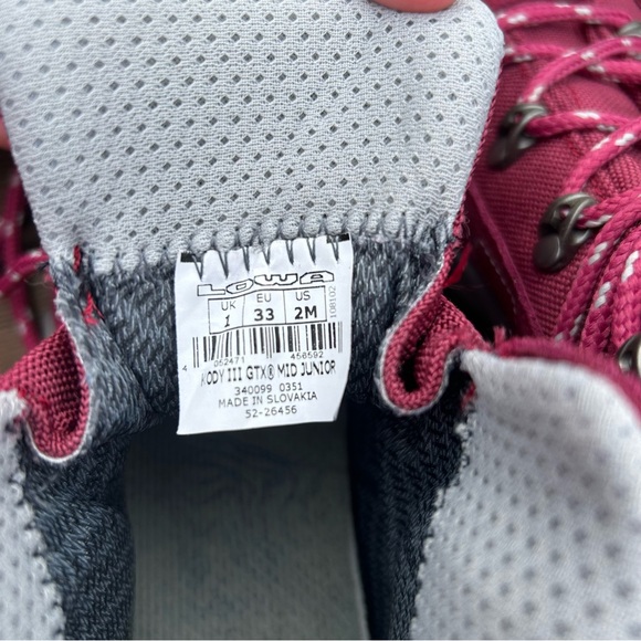 [EUC] LOWA | Kids Hiking Boots | KODY III GTX Mid Junior | Size US 2M - Picture 5 of 10